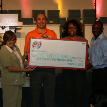 Rubis donates to First Baptist Christian School in the Cayman Islands